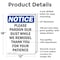 Signmission Please Pardon Our Dust While We, 12 in W x Rectangle, Aluminum OS-2PACK-NS-A-1218-V-17546 - alternate 2